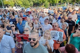 Варна - Протест в подкрепа на задържания кмет на града Благомир Коцев