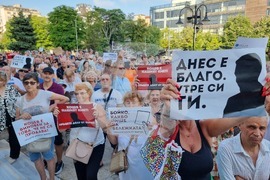 Варна - Протест в подкрепа на задържания кмет на града Благомир Коцев