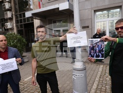 Протест пред Комисията за противодействие на корупцията 