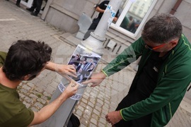 Протест пред Комисията за противодействие на корупцията 