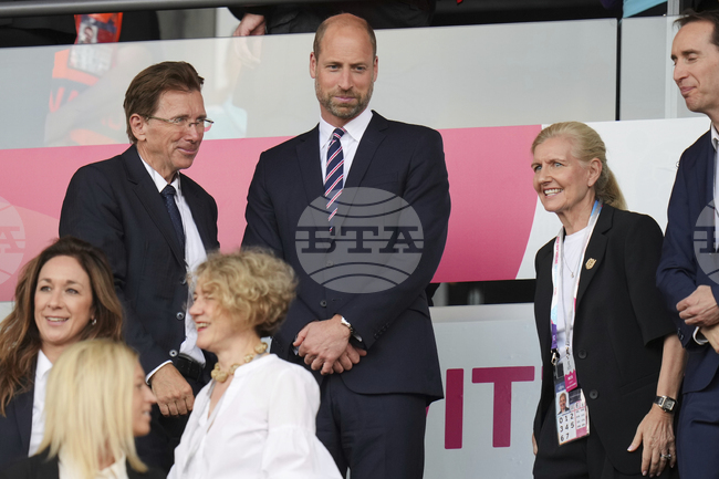 Принц Уилям пожела успех на тима на Англия на финала на Европейското първенство по футбол за жени