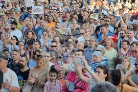 Варна - Протест в подкрепа на задържания кмет на града Благомир Коцев