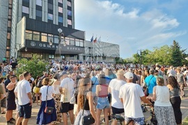 Варна - Протест в подкрепа на задържания кмет на града Благомир Коцев