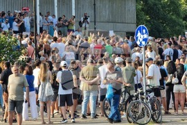 Варна - Протест в подкрепа на задържания кмет на града Благомир Коцев