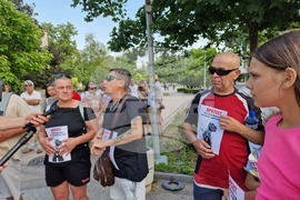 Разград - протест - граждани