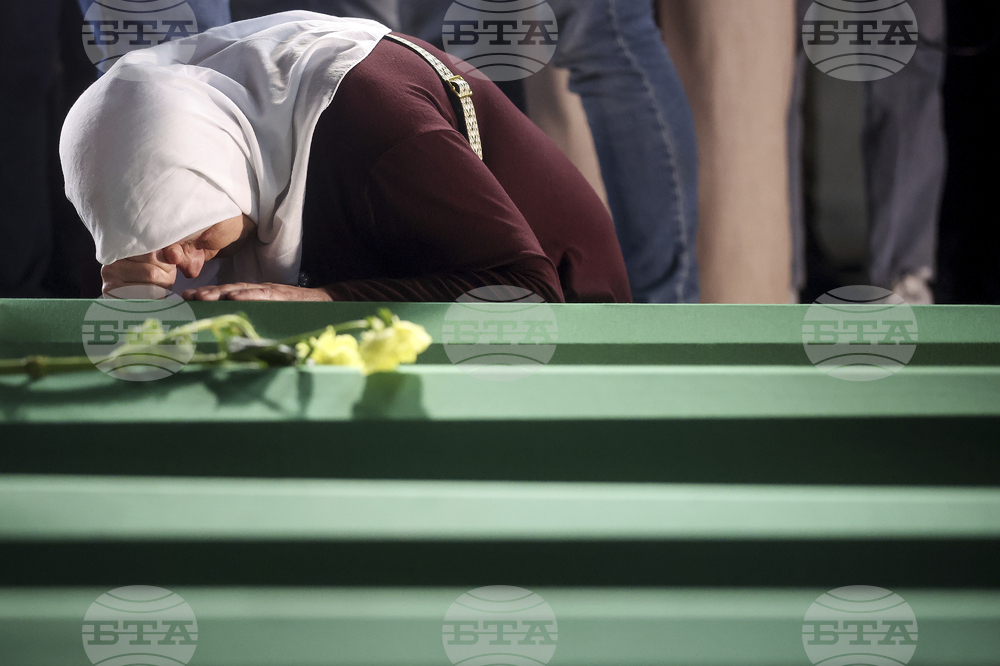 APTOPIX Bosnia Srebrenica Anniversary