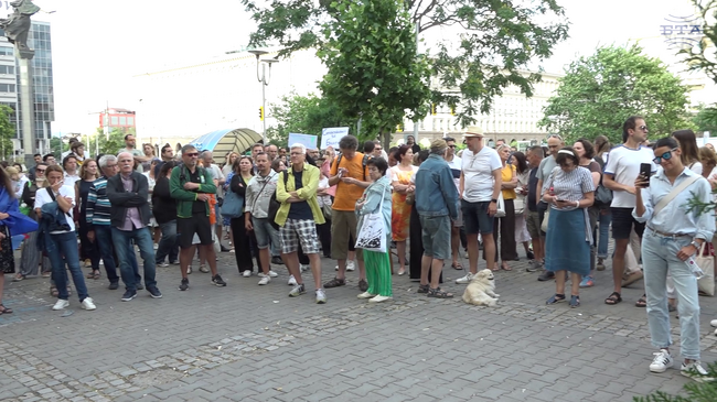 В София граждани излязоха на протест в защита на арестувания кмет на Варна Благомир Коцев