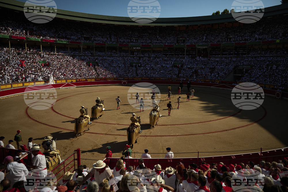 APTOPIX Spain Running of the Bulls