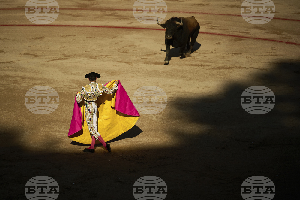 APTOPIX Spain Running of the Bulls