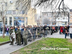 Община Слевен - Стефан Радев: Името на Левски ни прави отговорни да продължим неговото дело и да отстояваме българските национални интереси