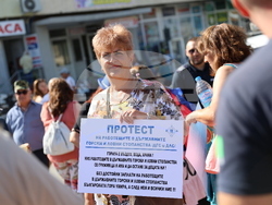 Кресна - горски служители - протест