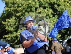 Кресна - горски служители - протест