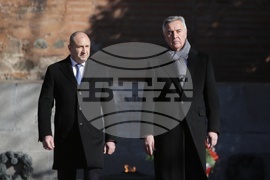 Румен Радев - Мило Джуканович - официално посрещане