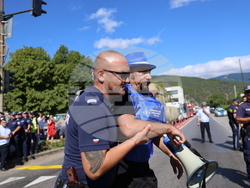 Кресна - горски служители - протест