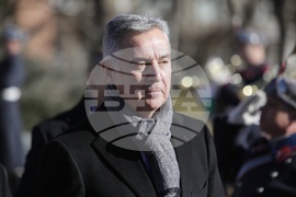 Румен Радев - Мило Джуканович - официално посрещане