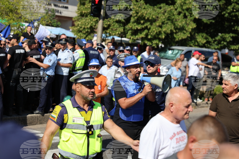 Кресна - горски служители - протест