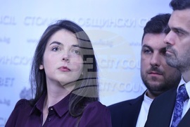 Общински съветници - пресконференция - Росица Николова