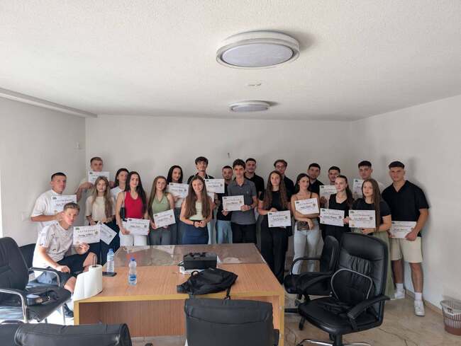 Първата фаза от образователен проект, подкрепящ изучаването на български език, бе реализирана в Призрен през юни