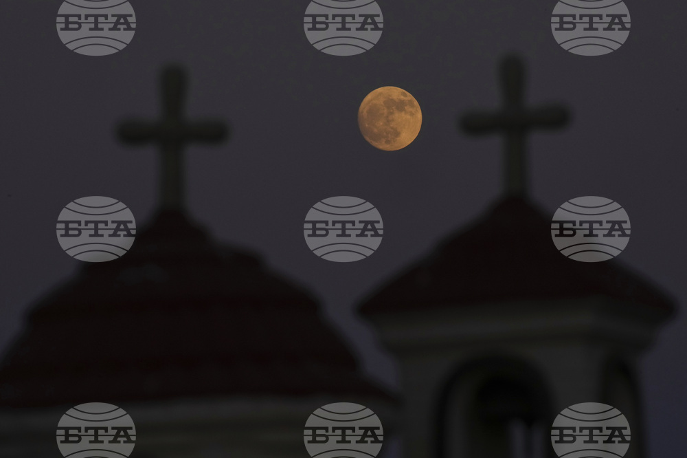APTOPIX Cyprus Moon