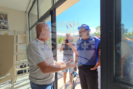 Кресна - горски служители - протест