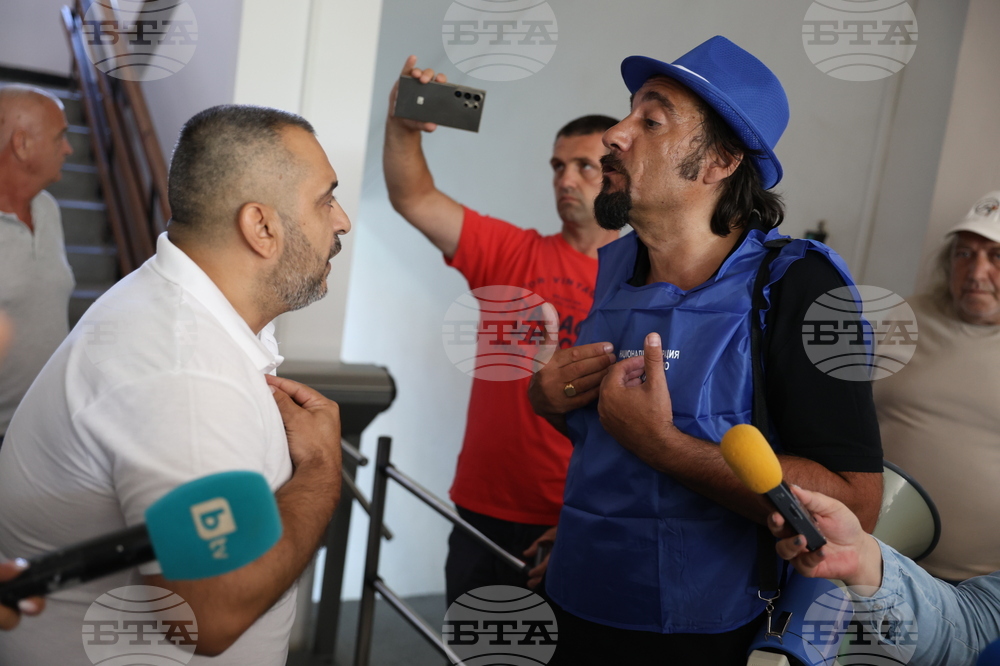 Кресна - горски служители - протест