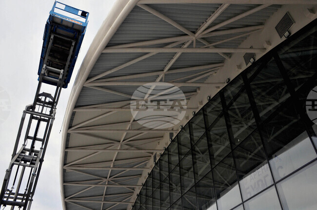 Бургас - Арена Бургас - вентилационна система - монтаж