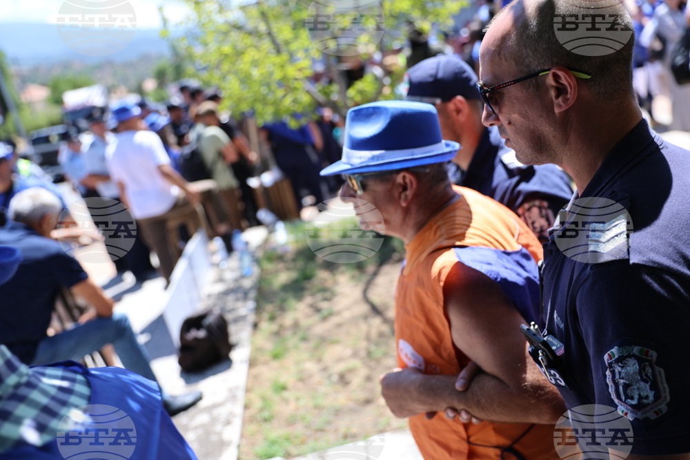 Кресна - горски служители - протест