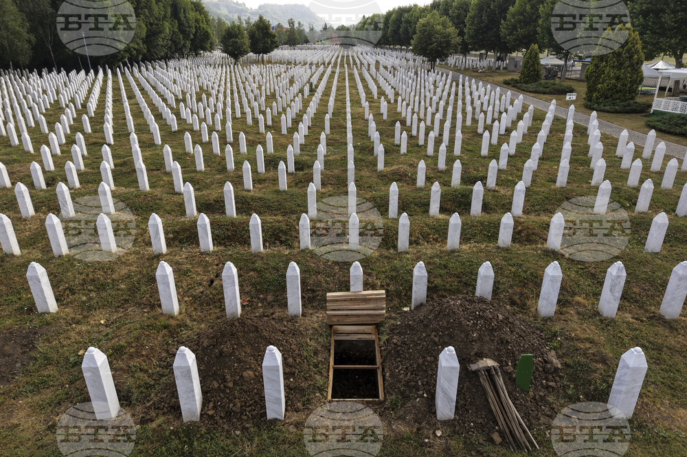 APTOPIX Bosnia Srebrenica Anniversary