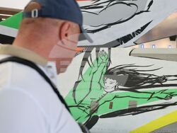 Бургас - летище - скулптура - откриване