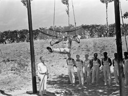 Гимнастическо дружество "Юнак" - тренировка