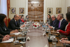 Румен Радев - Мило Джуканович - пленарни разговори