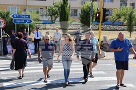 Кресна - главен път Е-79 - светофар - неправилно пресичане - глоби