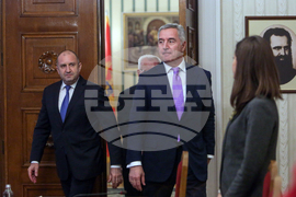 Румен Радев - Мило Джуканович - пленарни разговори