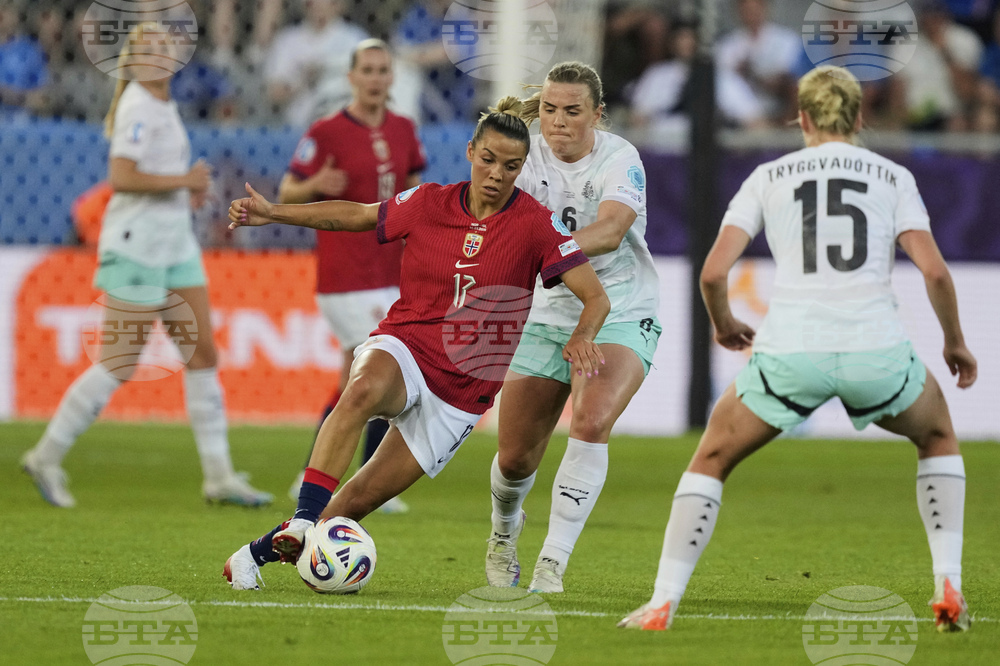 Euro 2025 Norway Iceland Soccer