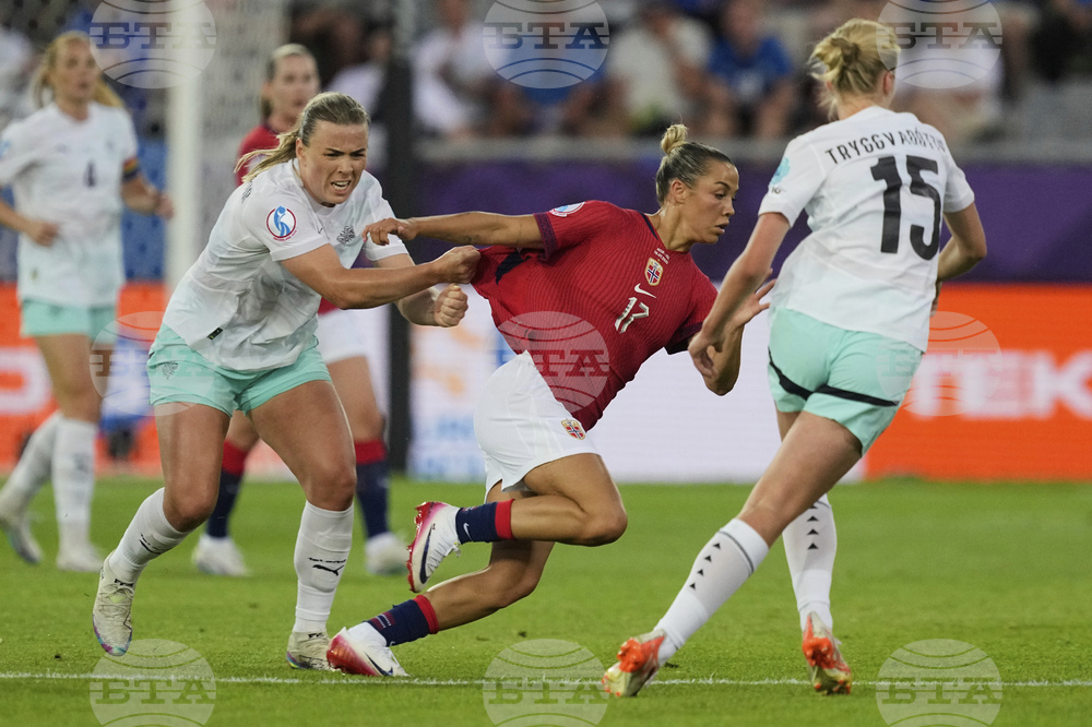 Euro 2025 Norway Iceland Soccer