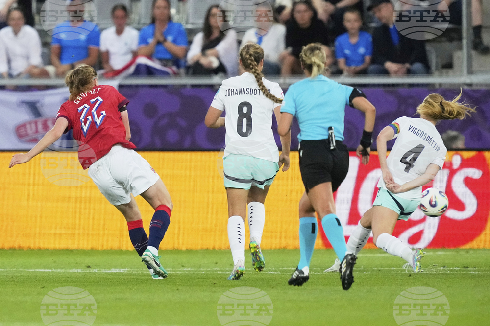 Euro 2025 Norway Iceland Soccer