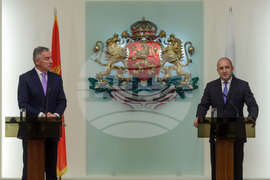 Румен Радев - Мило Джуканович - пресконференция