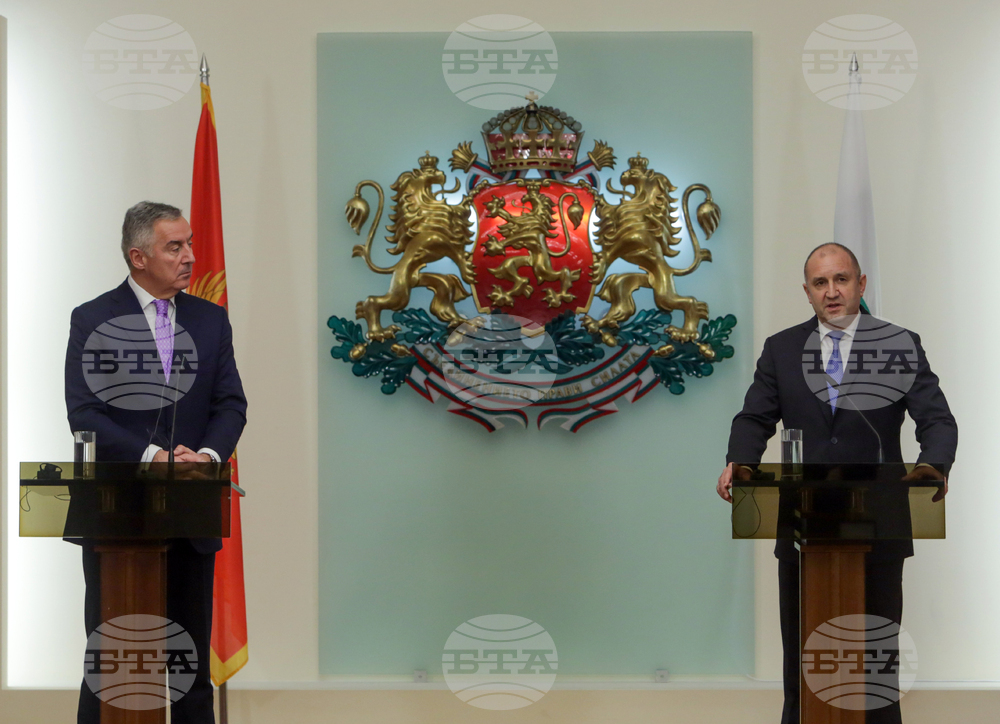 Румен Радев - Мило Джуканович - пресконференция