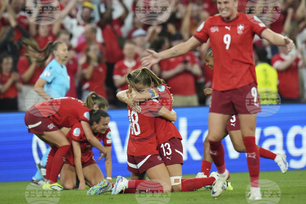 APTOPIX Euro 2025 Finland Switzerland Soccer