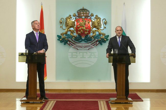 Румен Радев - Мило Джуканович - пресконференция