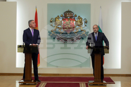 Румен Радев - Мило Джуканович - пресконференция