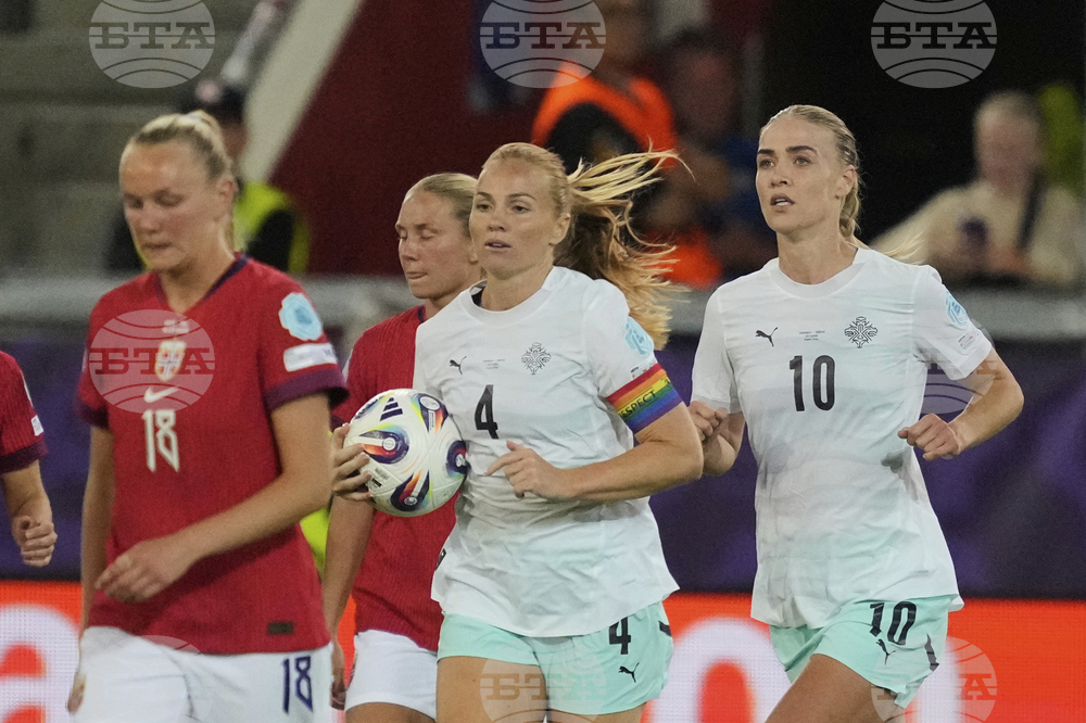 Euro 2025 Norway Iceland Soccer