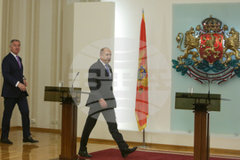 Румен Радев - Мило Джуканович - пресконференция