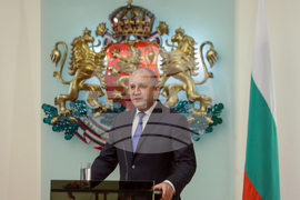 Румен Радев - Мило Джуканович - пресконференция