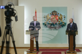 Румен Радев - Мило Джуканович - пресконференция