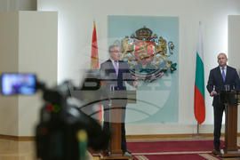 Румен Радев - Мило Джуканович - пресконференция