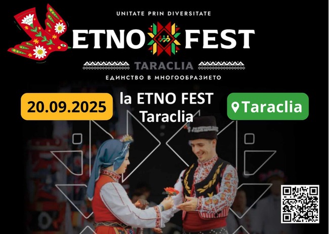 Започна регистрация за участие във фестивала Etno Fest – Тараклия 2025, който ще се състои на 20 септември