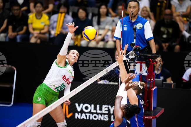 България отстъпи пред Франция във волейболната Лига на нациите при жените