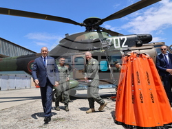 Авиобаза Крумово - Румен Радев - посещение