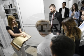 Национален пресклуб на БТА - стажант-аташета - посещение